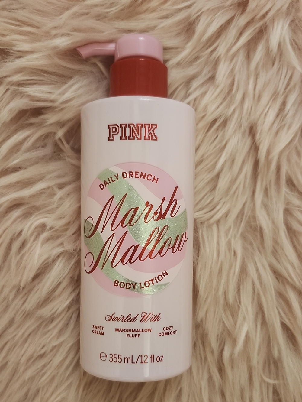 Brand New PINK Victoria's Secret DAILY DRENCH MARSH MALLOW BODY LOTION
